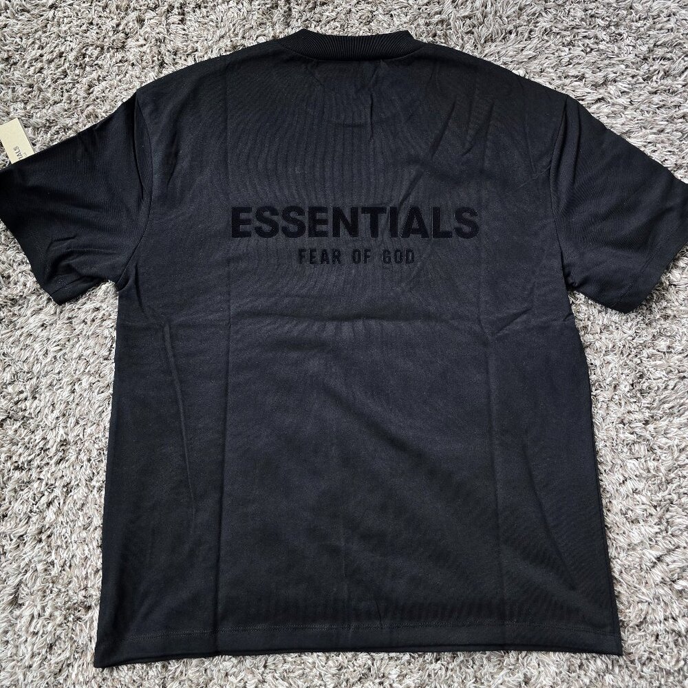 Fear of God ESSENTIALS Black Short Sleeve Tee